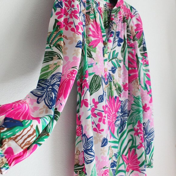 Lilly Pulitzer Elsa Silk Top $188, Endless Summers, NEW! - Picture 6 of 9
